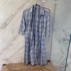 Rani Arabella Blue and White Striped Dress